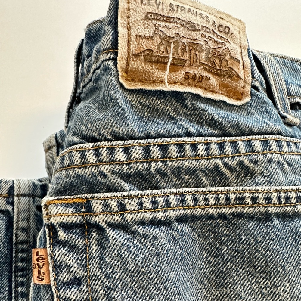 Vintage 1996 Men’s Levis Relaxed Fit 540‎ 38X32 Jeans Zip Fly - Picture 3 of 10